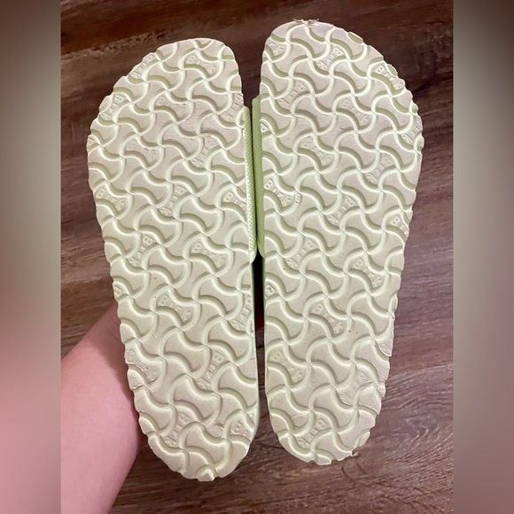 Birkenstock Barbados Slide Sandals Women’s US 10 10.5 Faded Lime Outdoor Comfort - Picture 8 of 11